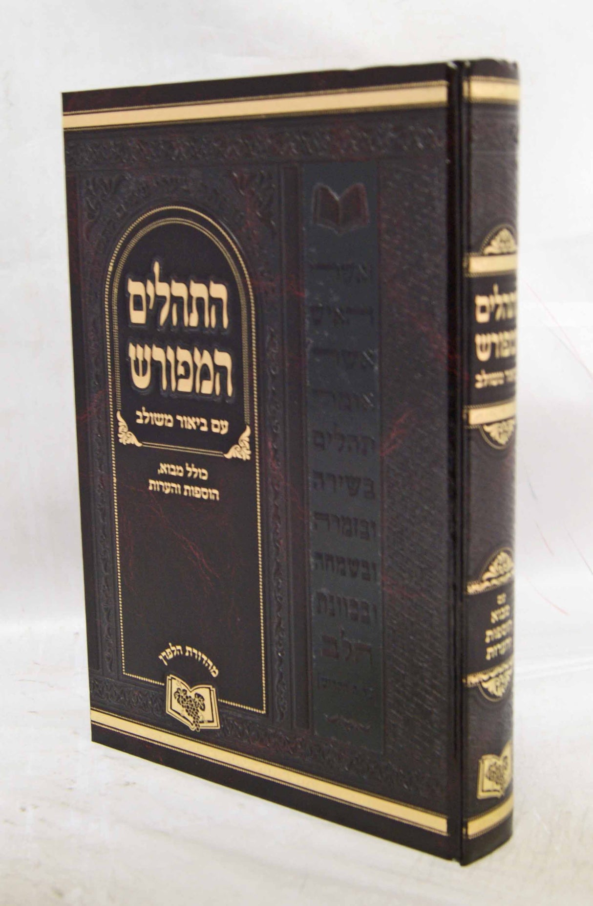 תהלים המפורש ע"ב משולב כולל מבוא 25 ס"מ