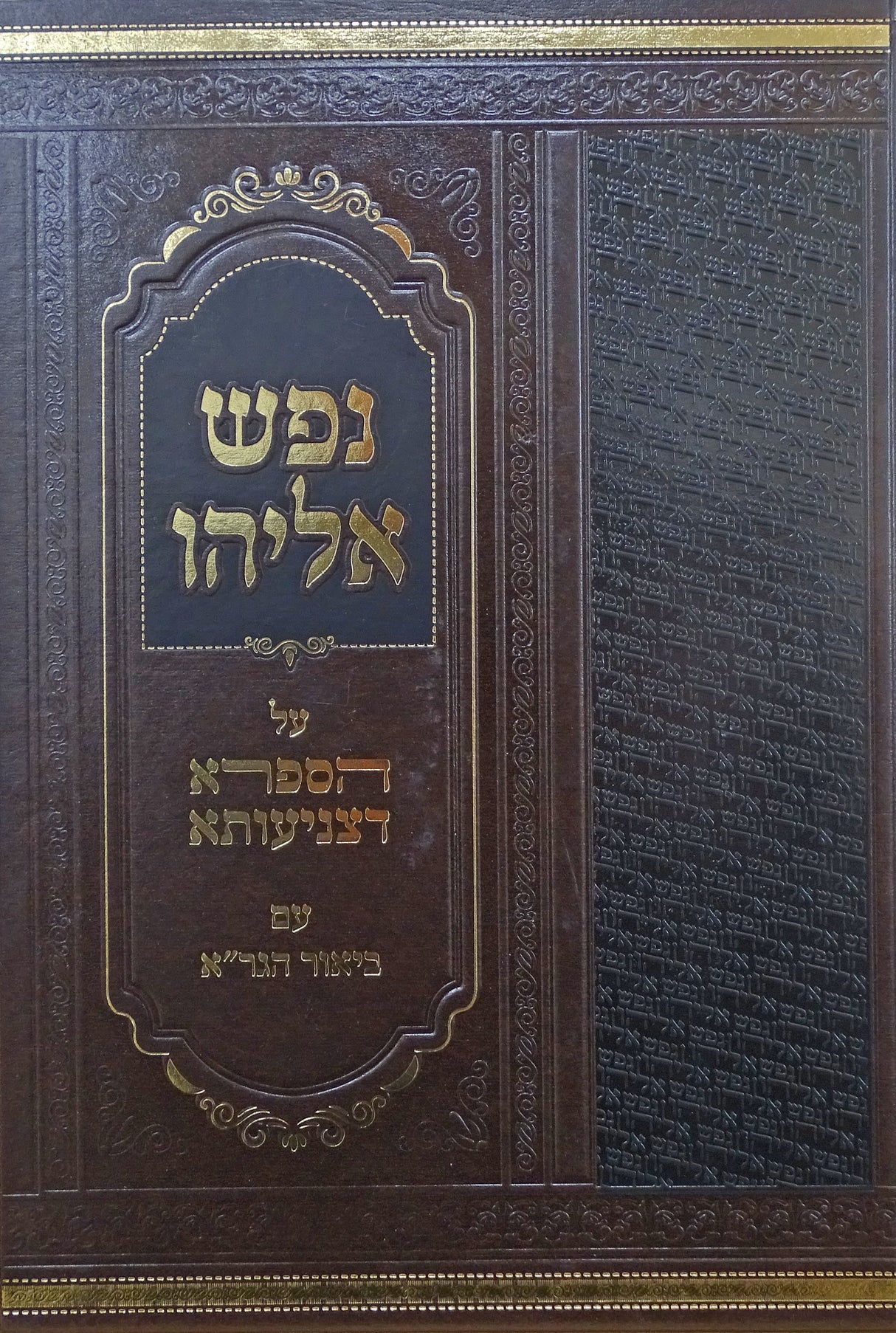 נפש אליהו - על הספרא דצניעותא מפתח כללי