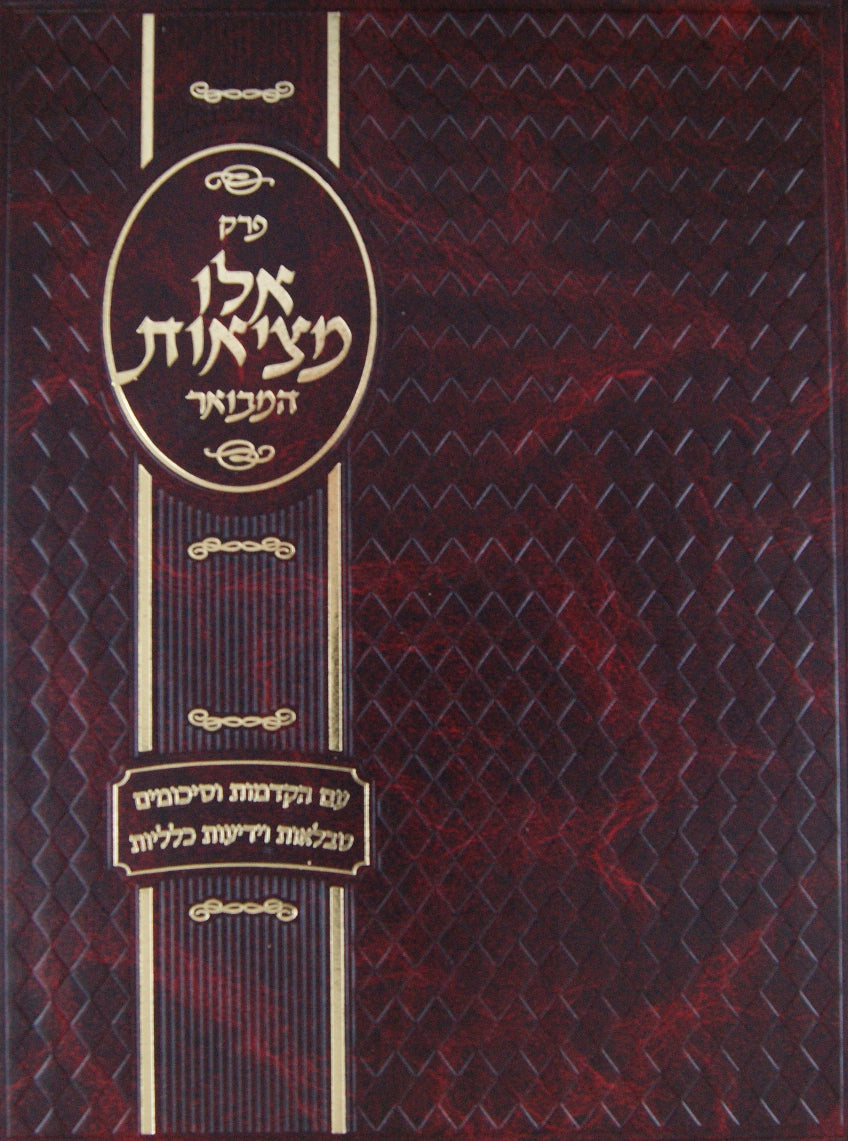 פרק אלו מציאות המבואר באידיש