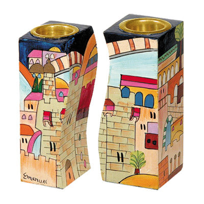 Yair Emanuel: Candlesticks - Fitted Jerusalem-Multicolor