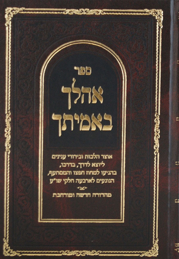 אהלך באמיתך - דינים להמהלך בדרך