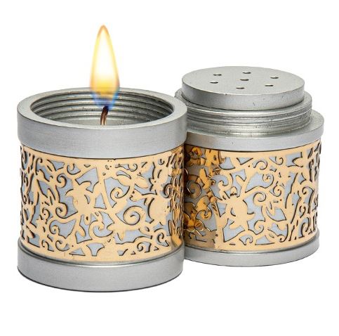 Yair Emanuel: Havdallah Set - Travel -Gold/Silver Cut Out