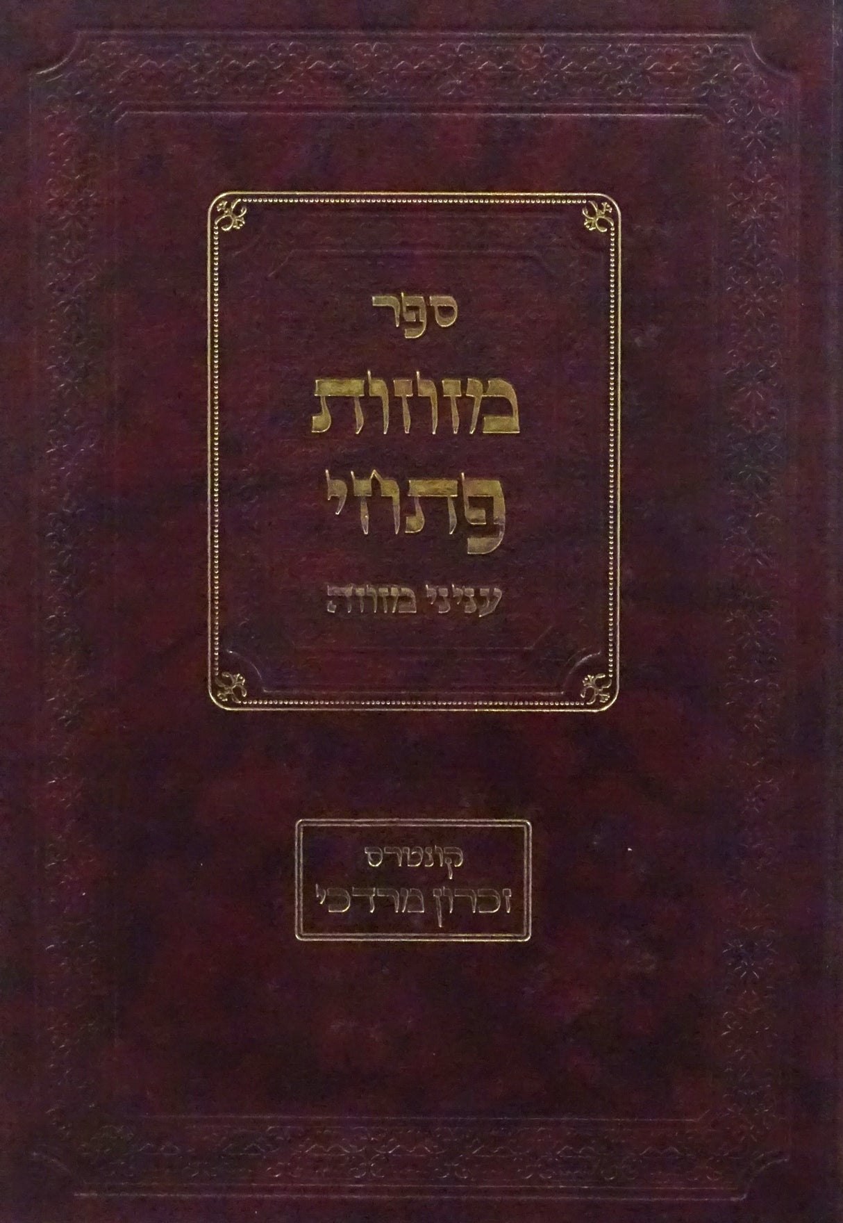 מזוזות פתחי