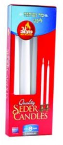 Ner Mitzvah Seder Candle  - European (8 Hour) - 4 Pk