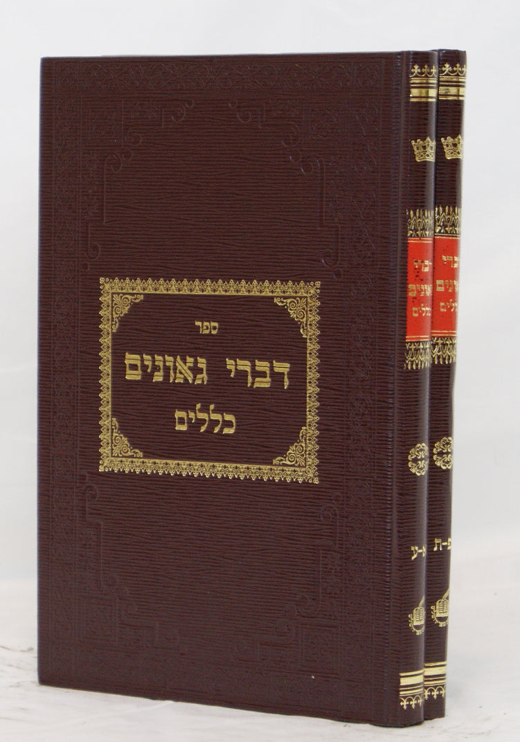 דברי גאונים - כללים ב' כרכים