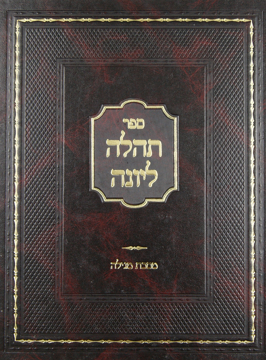 תהלה ליונה - מסכת מגילה