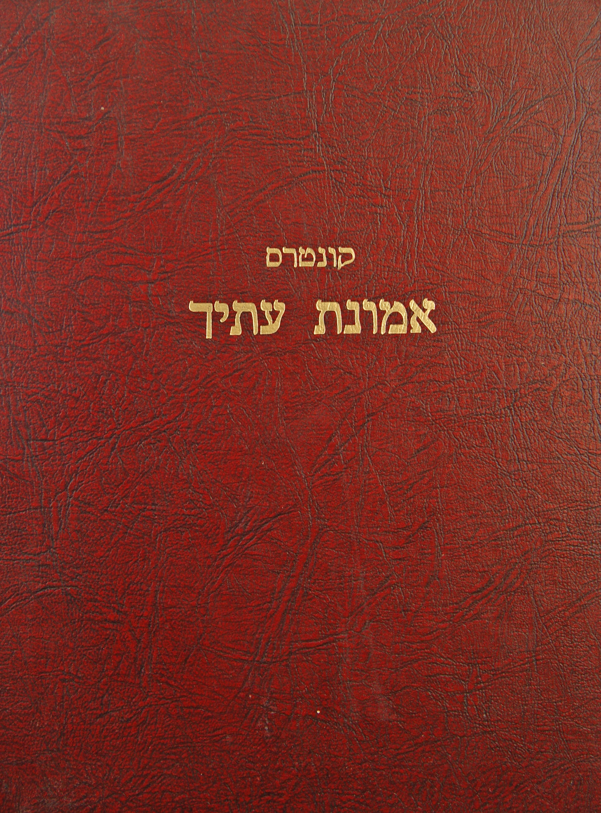 קונטרס אמונת עתיך דברי תורה והתחזקות