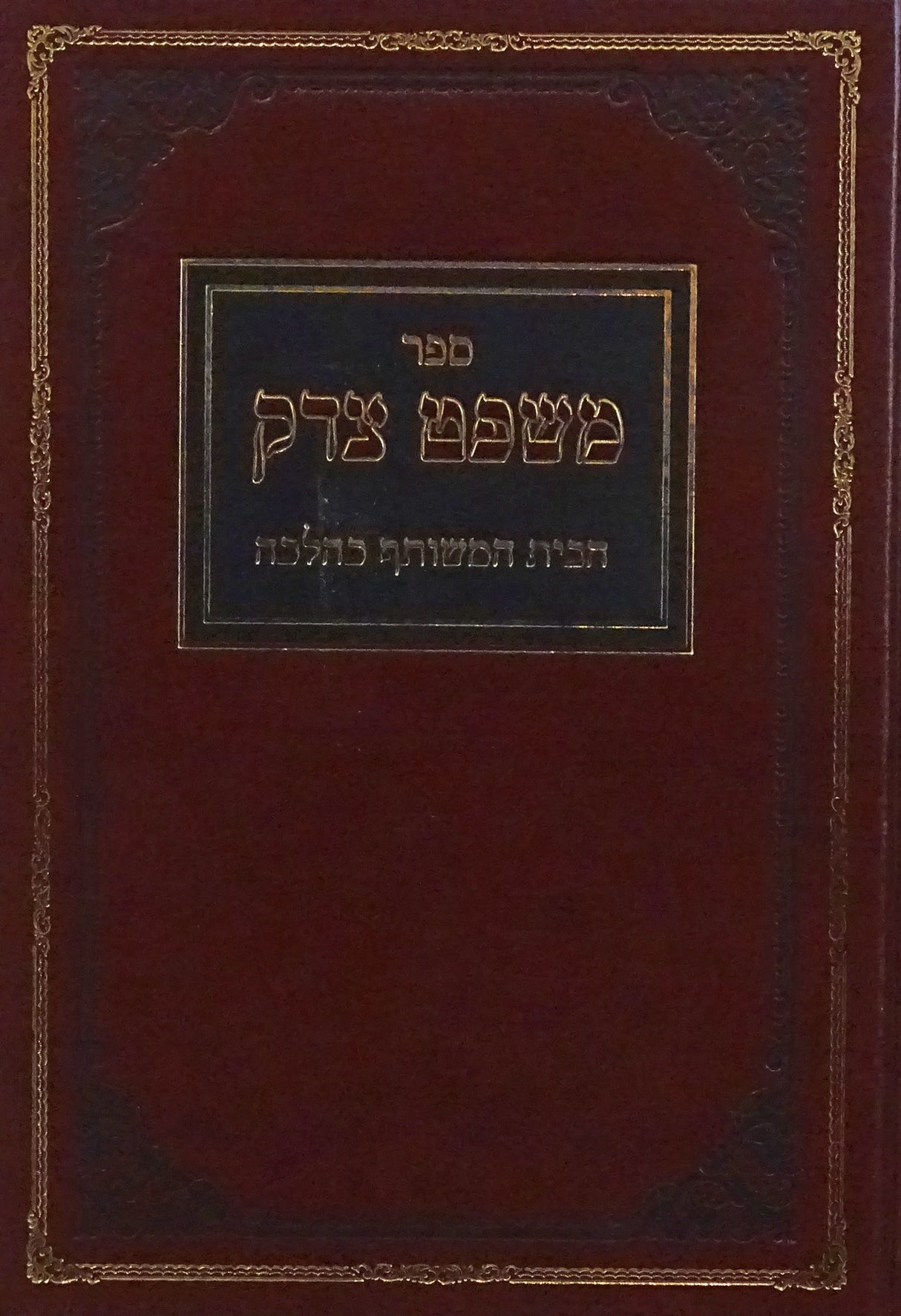 משפט צדק - הבית המשותף כהלכה