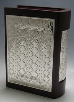 Bencher Holder with 6 Benchers Wood and Silver