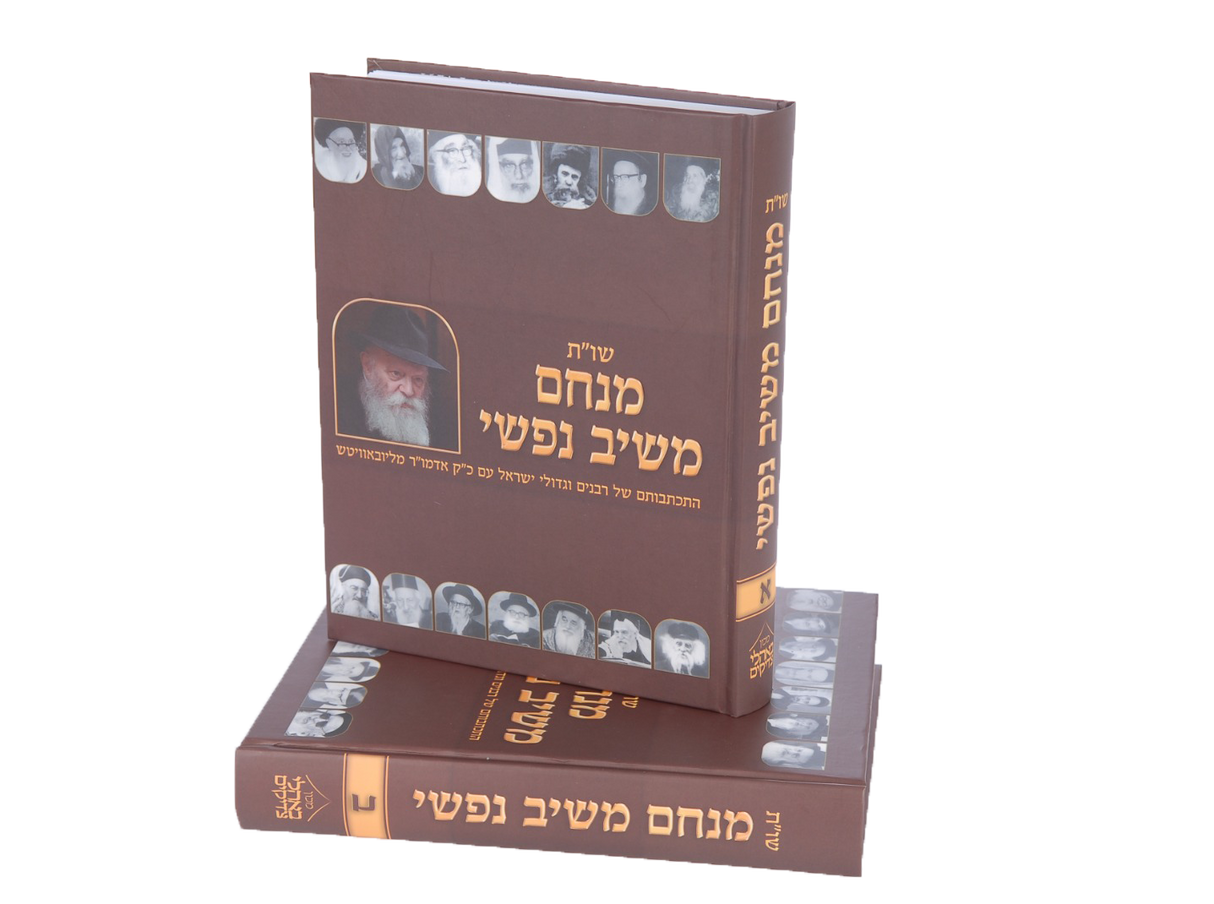 שו"ת מנחם משיב נפשי ב' כרכים – הדפסה חדשה