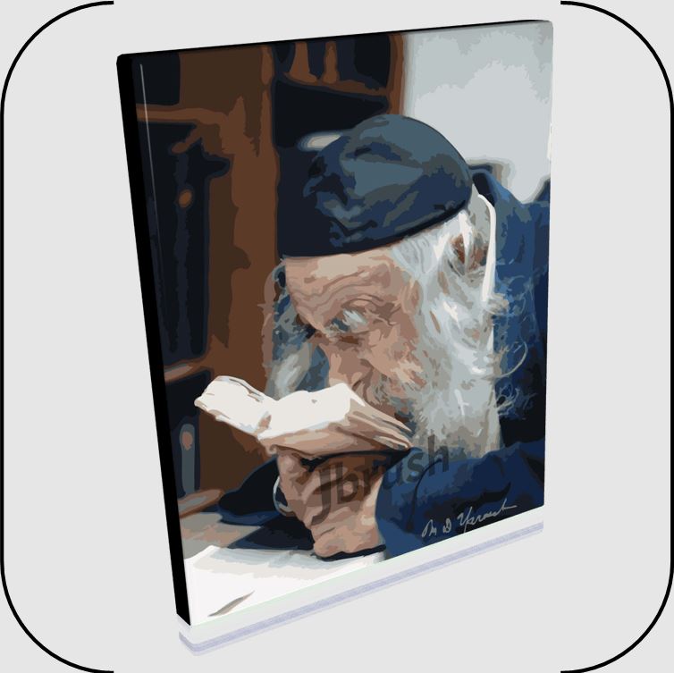 Paint By Number Jbrush - The Steipler ZT”L/Rabbi Yaakov Yisroel Kanievski 16x20