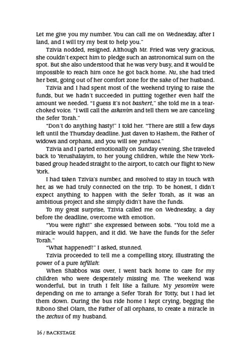 Backstage - Looking At Stories From behind The Scenes