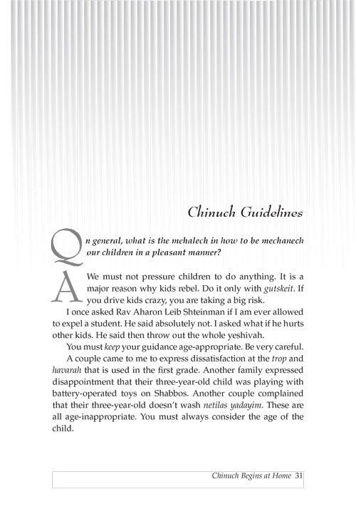 Chinuch for Today