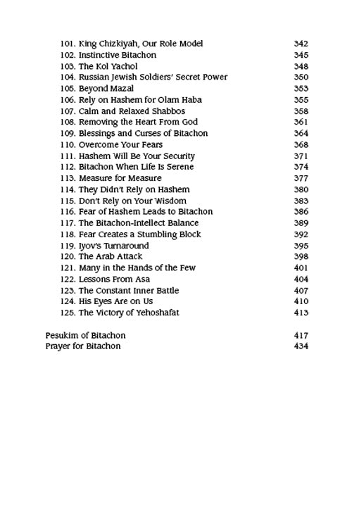 Daily Dose of Pesukim of Bitachon - Pocket size