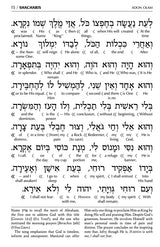 Interlinear Siddur Weekday Full Size With Binding- Ashkenaz - Schottenstein Edition