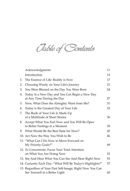 Life is Now Creating Moments of Joy, Courage , Kindness & Serenity