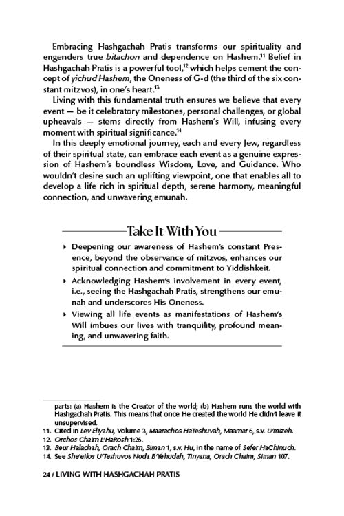 Artscroll: Living With Hashgachah Pratis by Rabbi Heshy Kleinman
