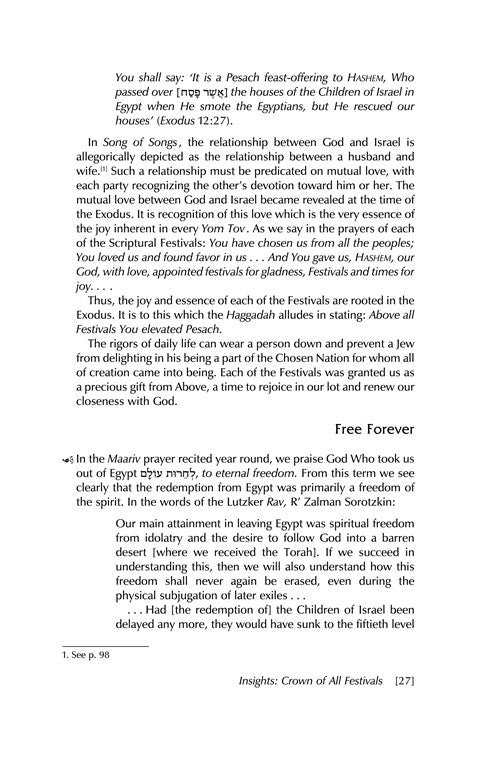 Artscroll: Pesach by Rabbi Shimon Finkelman