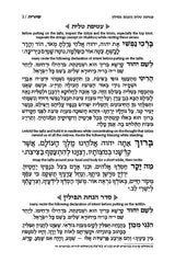 סדור יצחק יאיר אשכנז לשליח ציבור ארטסקרול-הוראות באנגלית