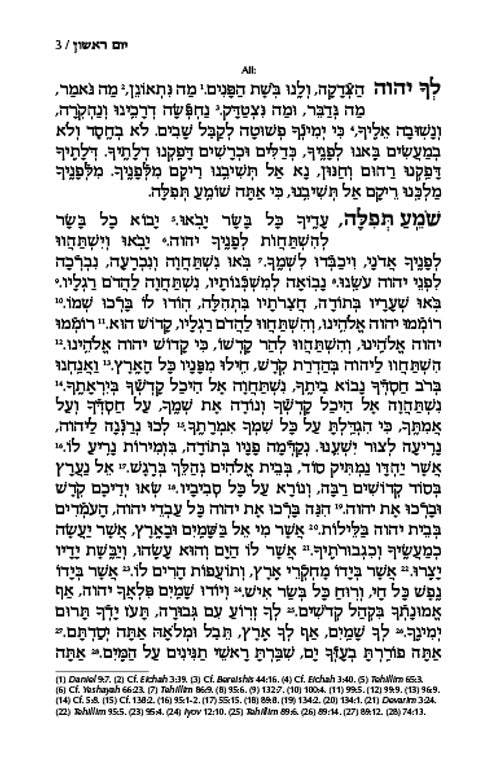 סליחות שיח לבבנו ליטא אשכנז גדול - הוראות באנגלית ארטסקרול