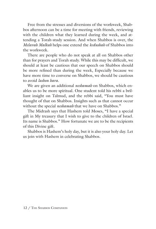 The Shabbos Companion Volume 2