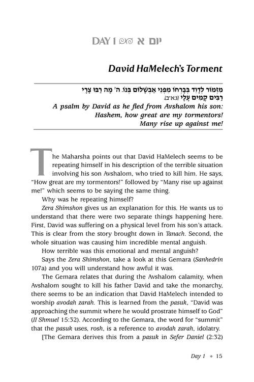 Zera Shimshon on Tehillim: The Sefer. The Stories. The Segulah