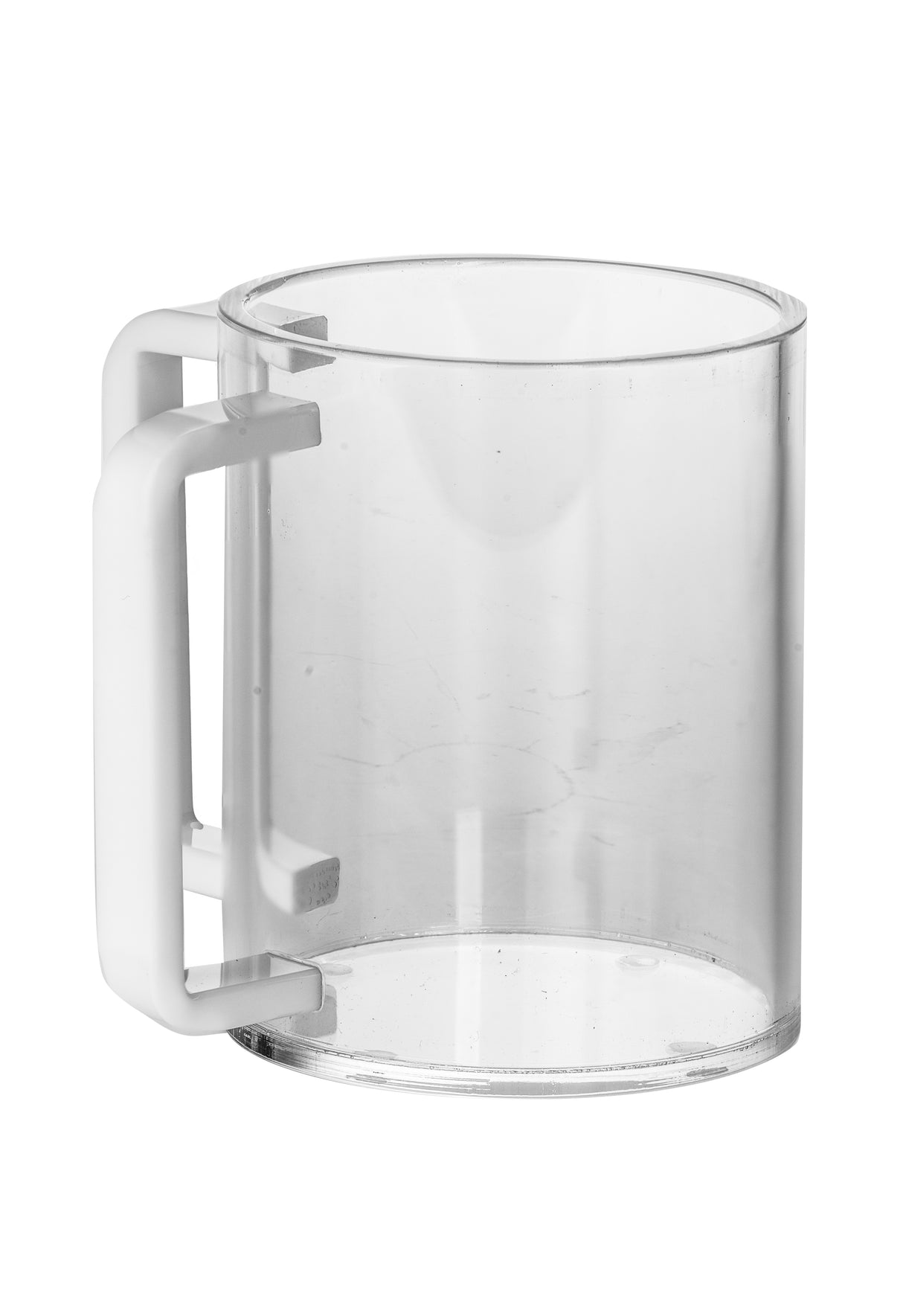 Washing Cup- Acrylic With White Handles