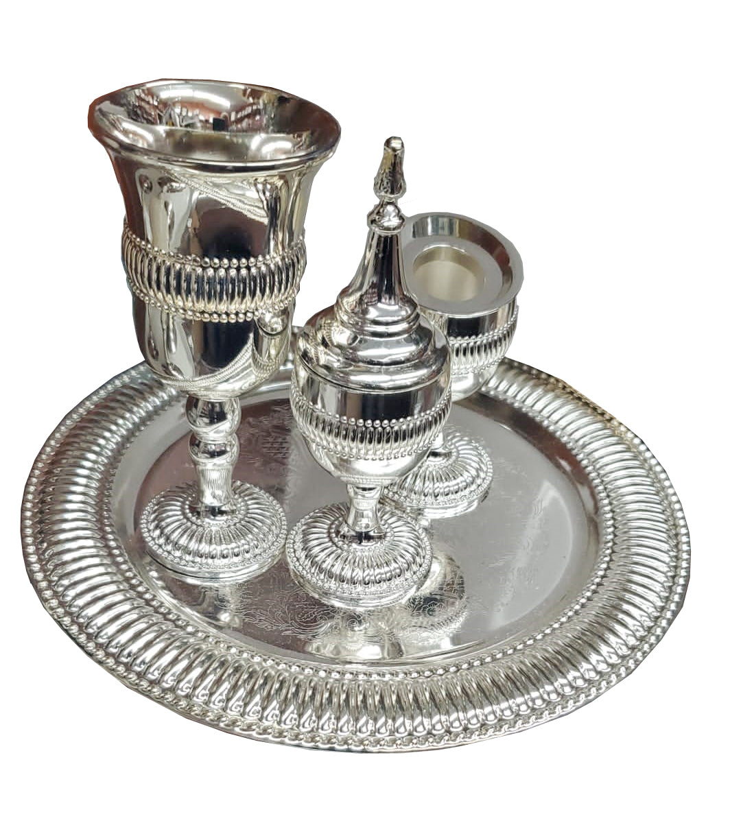 Havdallah Set-Aluminium Beaded Design