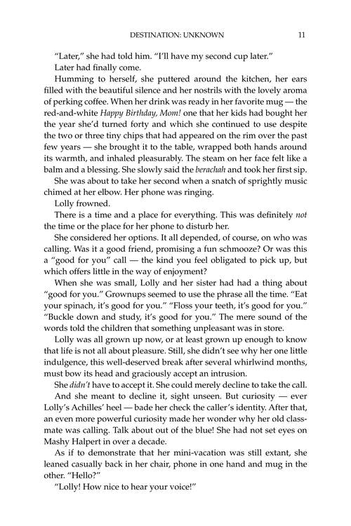 Destination Unknown - Novel