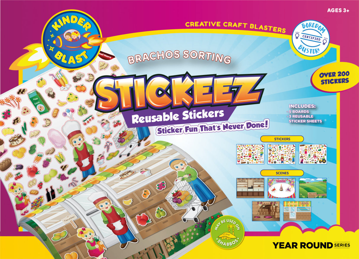 Reusable Stickers Brachos Sorting