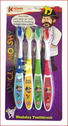 Uncle Moishy Weekday Toothbrushes®