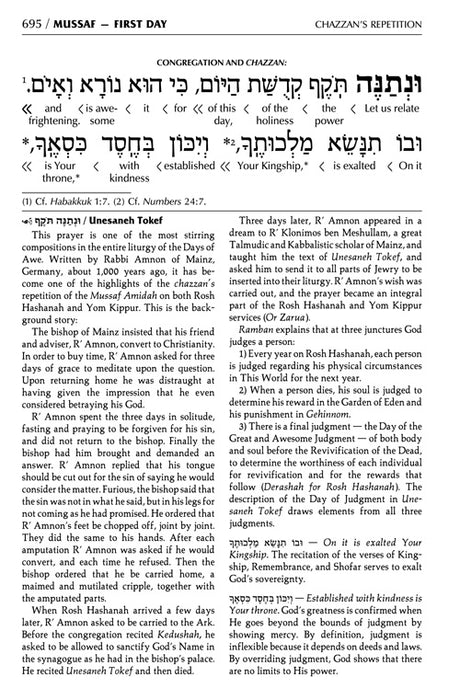 Ashkenaz - Schottenstein Ed. Interlinear 2 Volume Machzor Set Pocket Size