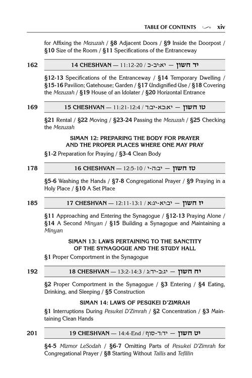 Kleinman Edition Kitzur Shulchan Aruch Yomi: 13 Volume Personal Size Slipcased Set