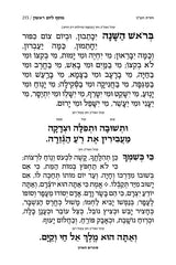 מחזור ארטסקרול ספרד ה' כרכים -הוראות בלה"ק