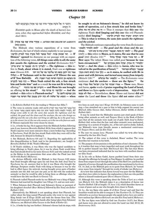 Kleinman Ed Midrash Rabbah Compact Size: Vayikra Vol 2 Parshiyos Acharei through Bechukosai