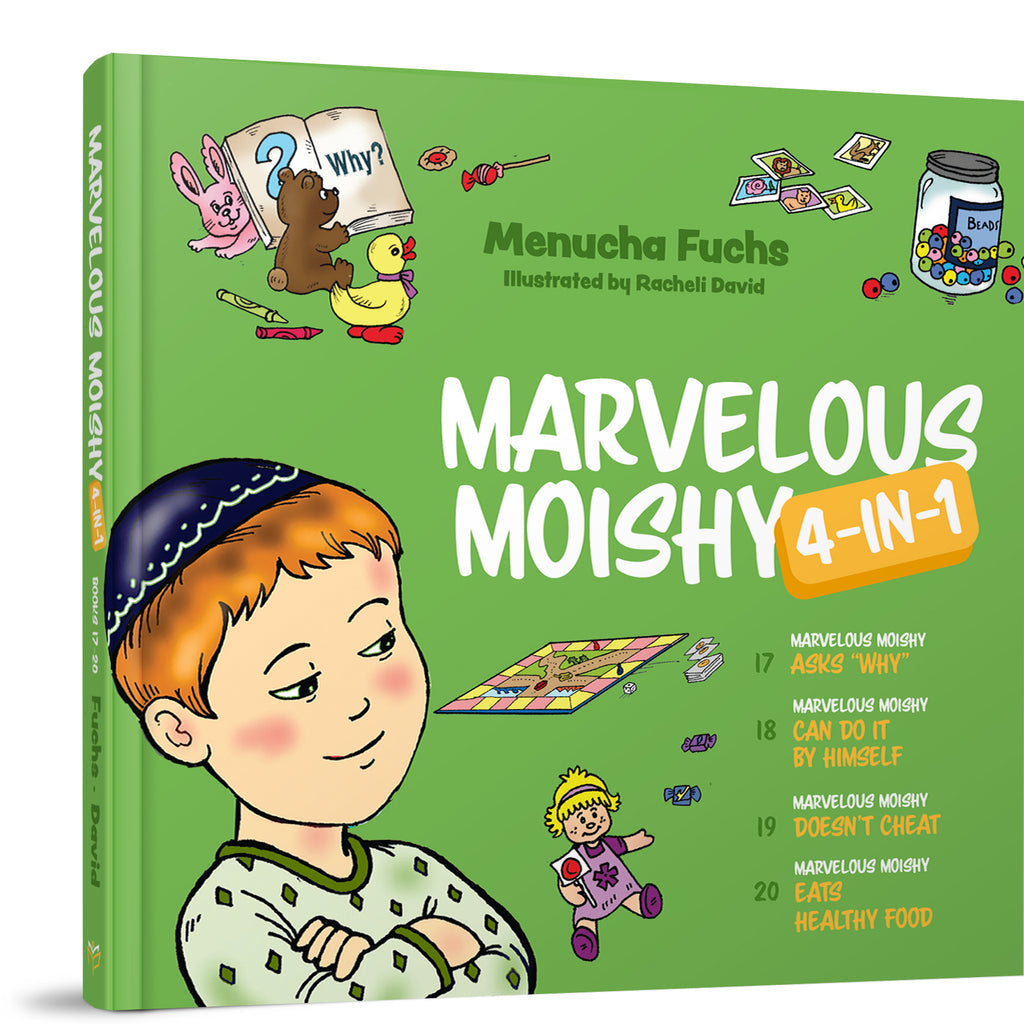 Marvelous Moishy 4 in 1 (Books 17–20) - Stories about Social Skills and Good Middos