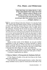 Rav Druck on Chumash - Bamidbar