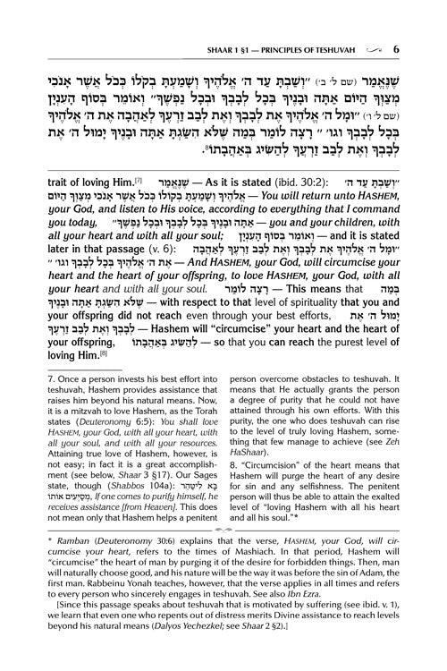 Shaarei Teshuvah - Jaffa Edition