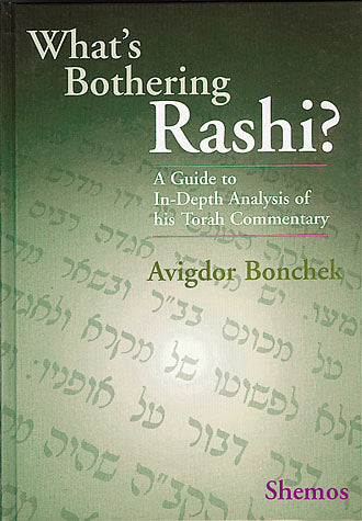 What's Bothering Rashi? Shemos