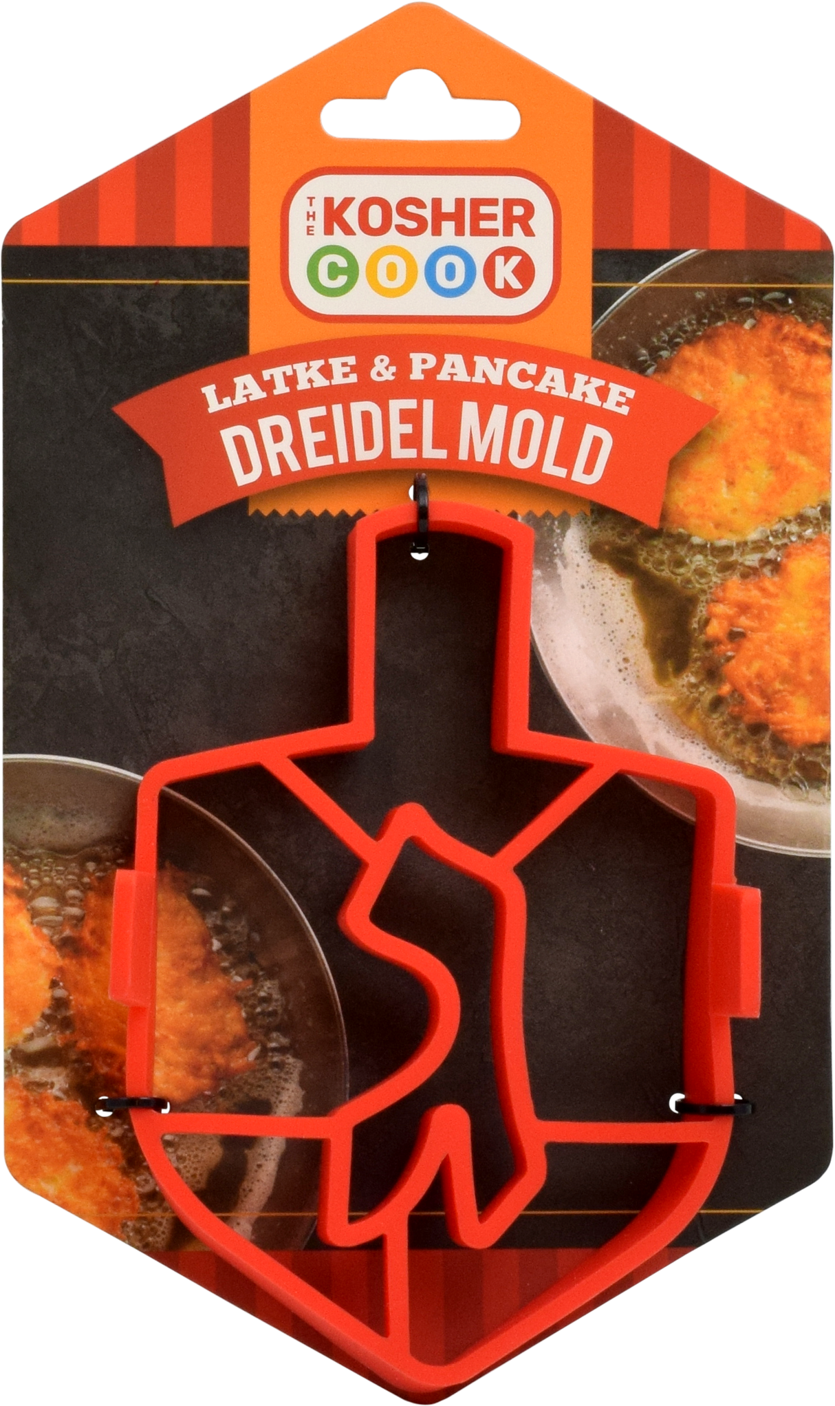 The Kosher Cook Silicone  Pancake/Latke Dreidel Mould