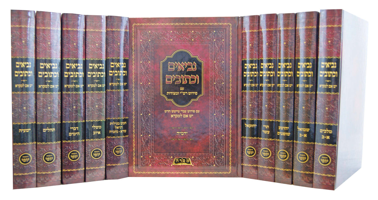 נ"ך עם פירוש רש"י ומצודות י"א כרכים עברי טייטש יש אם למקרא חדש