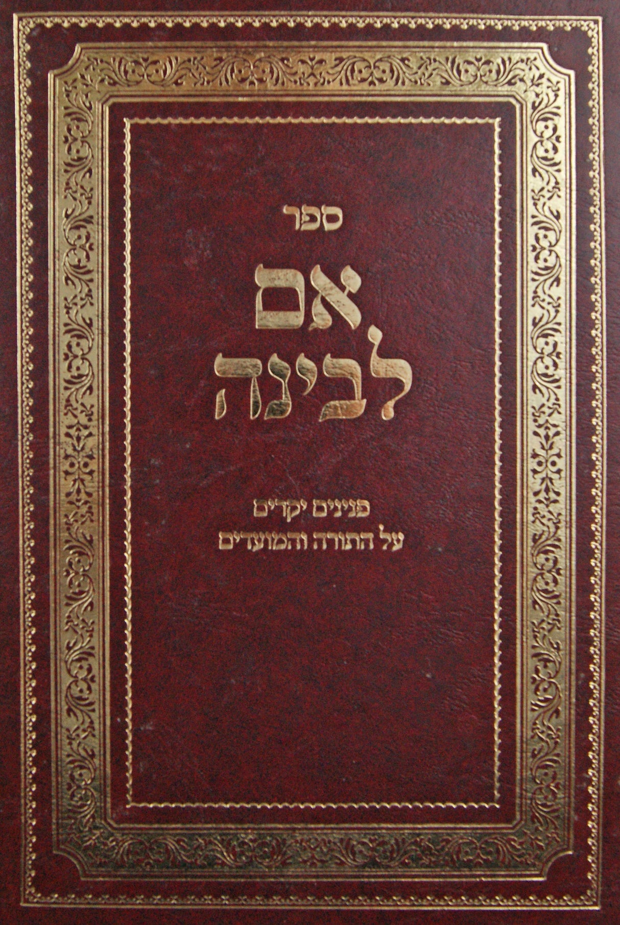 אם לבינה על התורה והמועדים