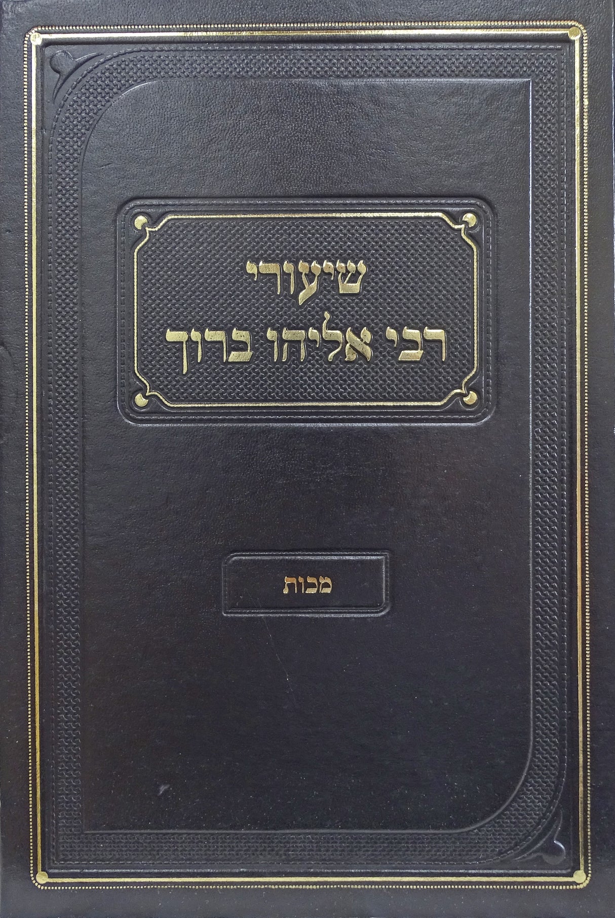שיעורי רבי אליהו ברוך - מכות