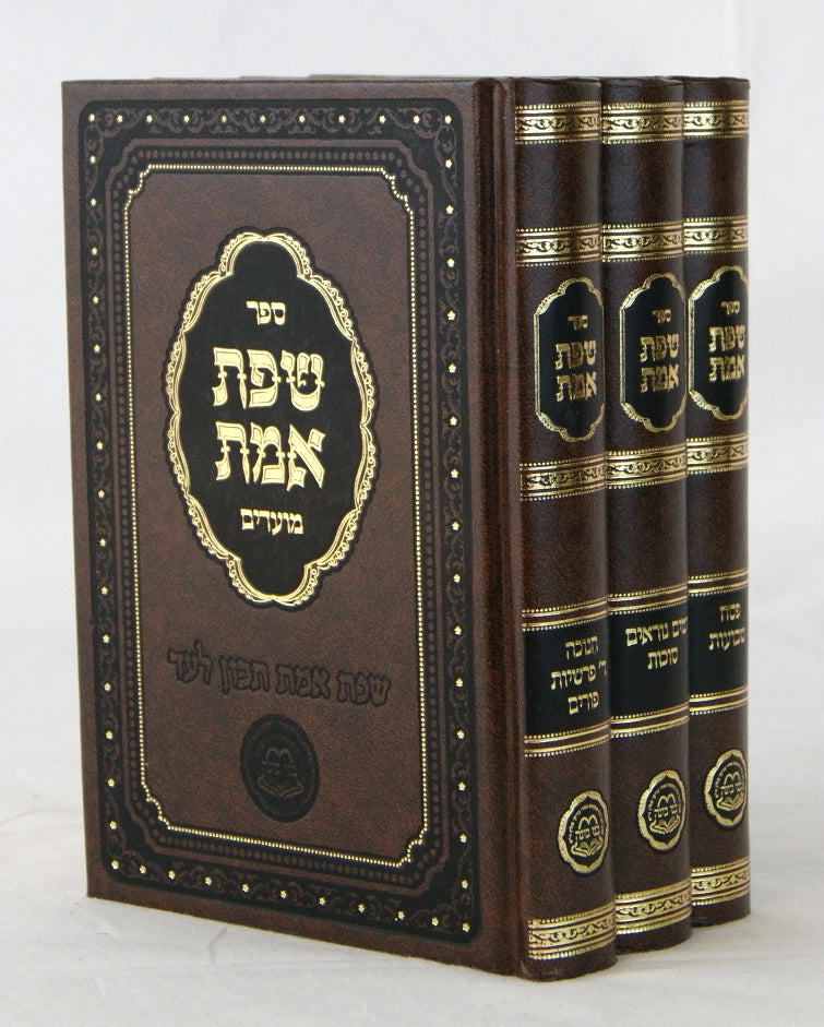 שפת אמת מועדים בינוני ג' כרכים - בני בינה – Lehmanns B2C