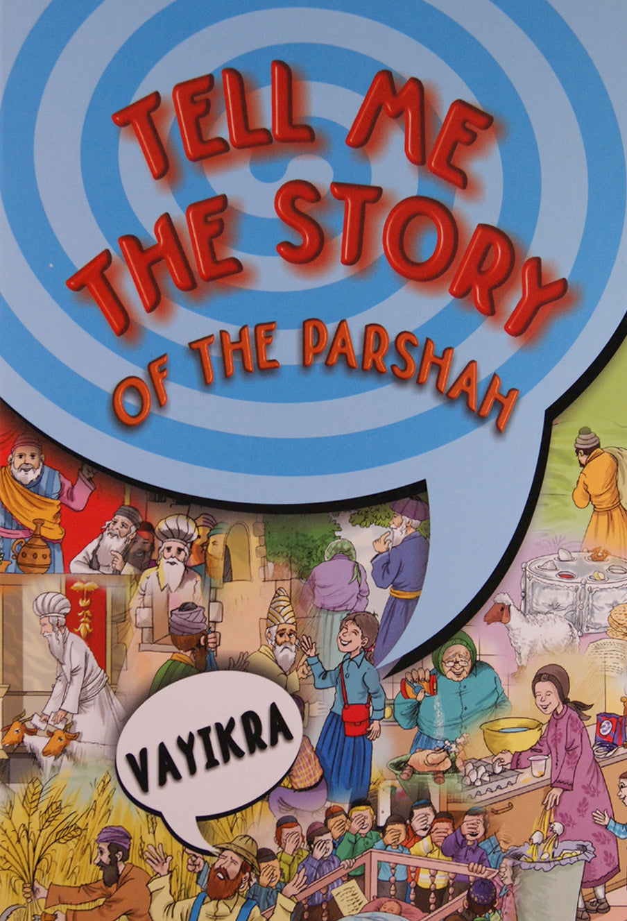 Tell me the Story of the Parshah Vayikra - Reinforced Binding Plastic-Covered Pages
