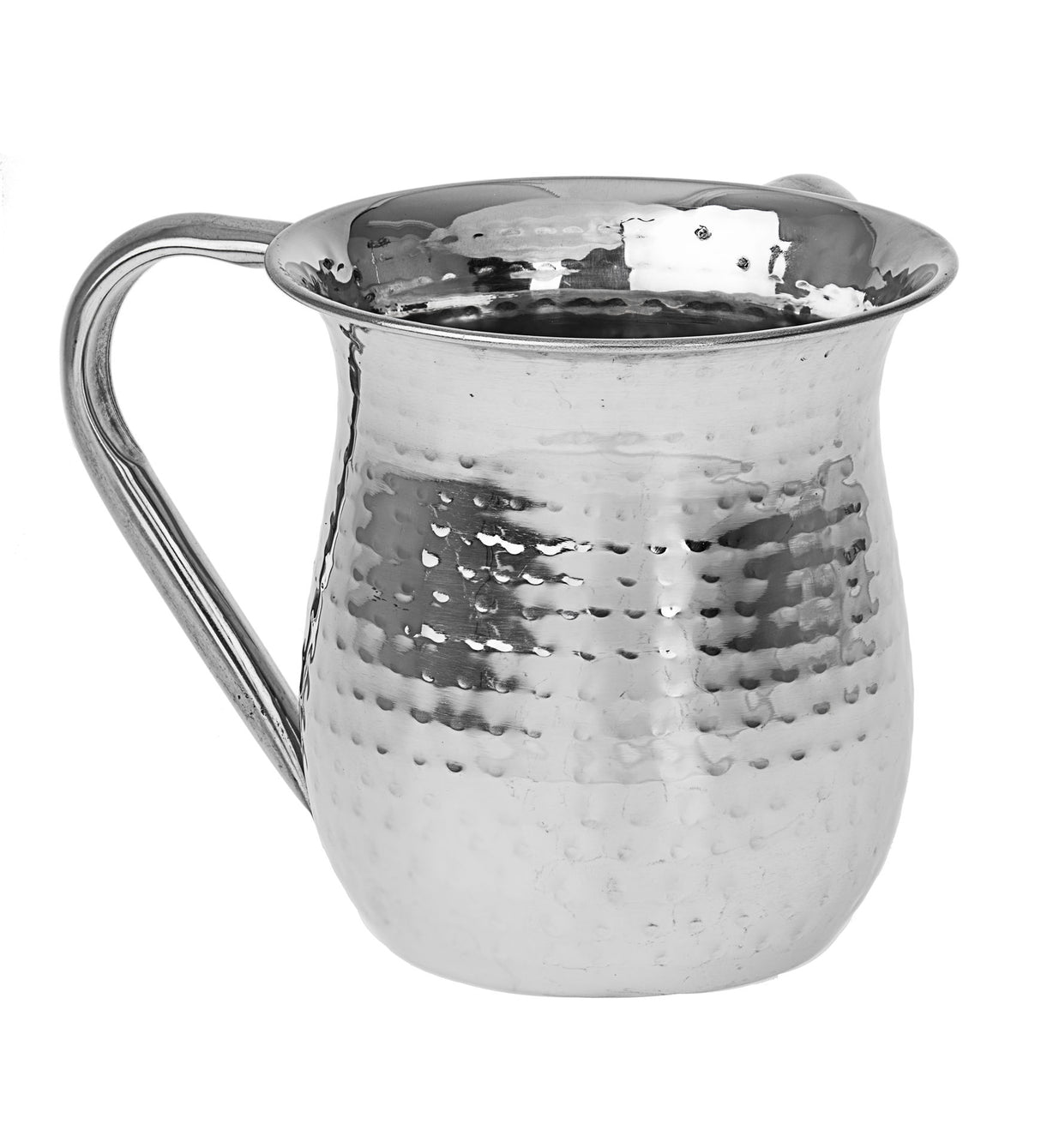 Wash Cup-Hammered Stainless Steel