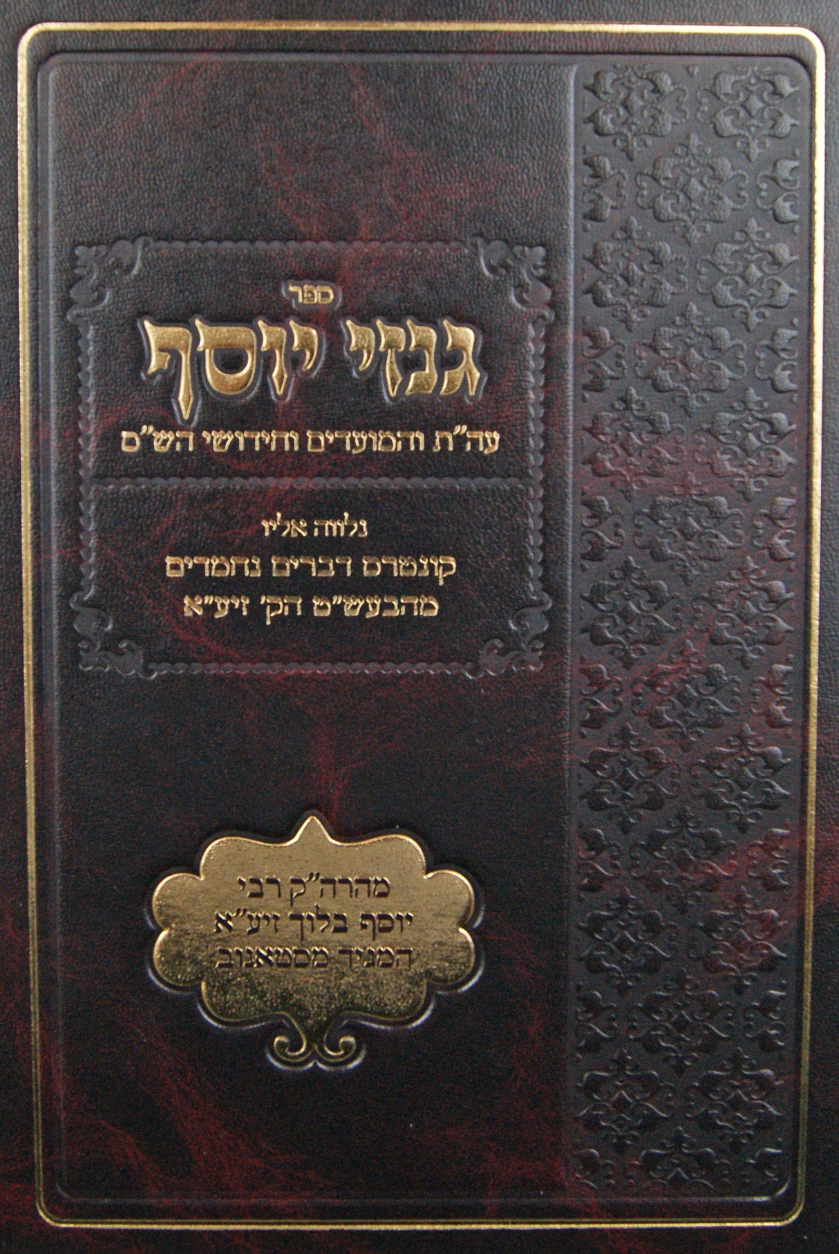 גנזי יוסף - על התורה והמועדים וחידושי הש"ס