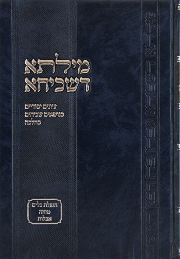 מילתא דשכיחא ג - צדקה