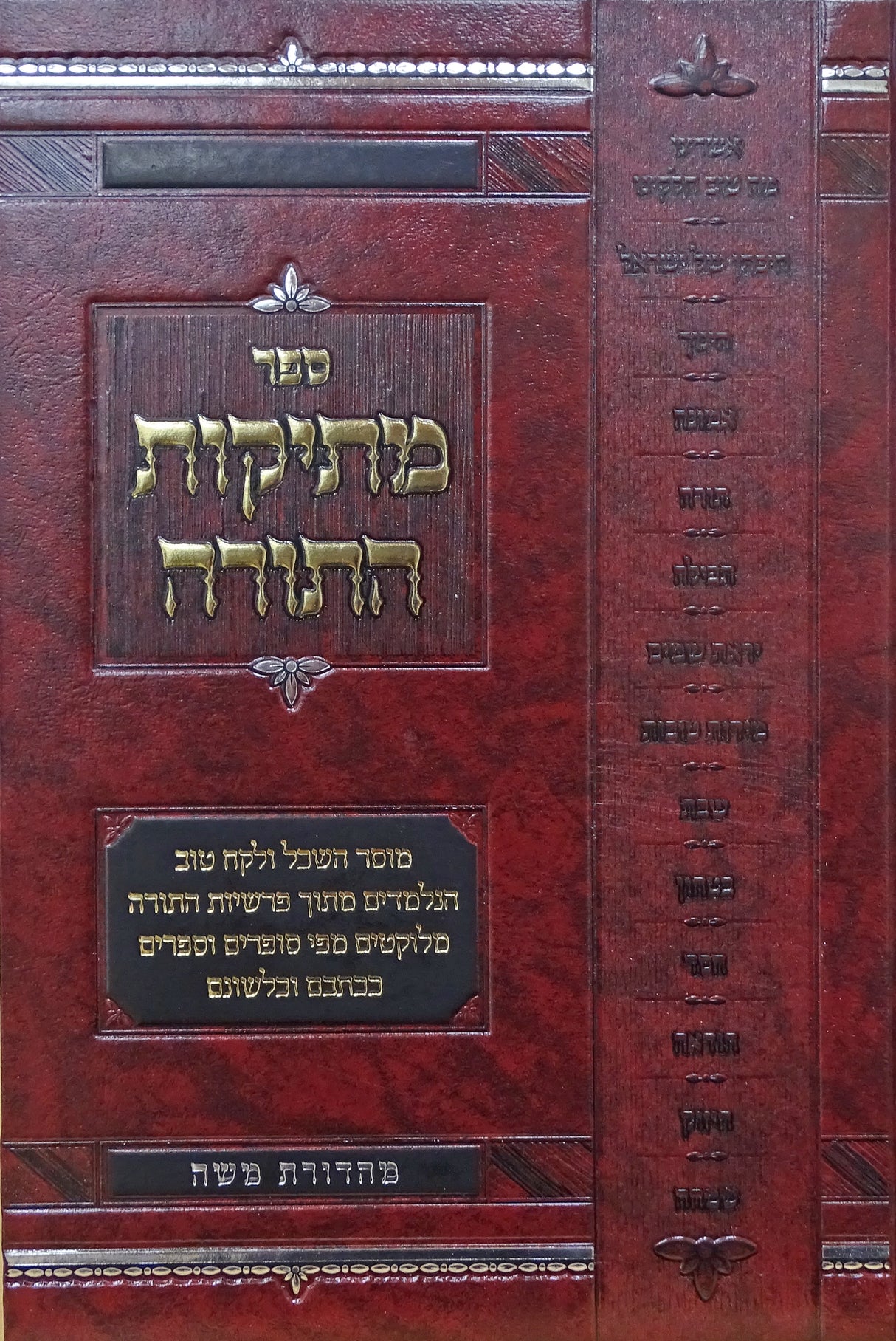 מתיקות התורה (טעסלער) - שמות