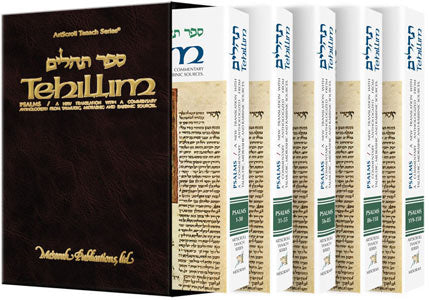 Tehillim /Psalms - 5 Volume Slipcased Personal Size Set